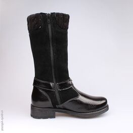 662121-41 Сапожки для девочки черный фото №2