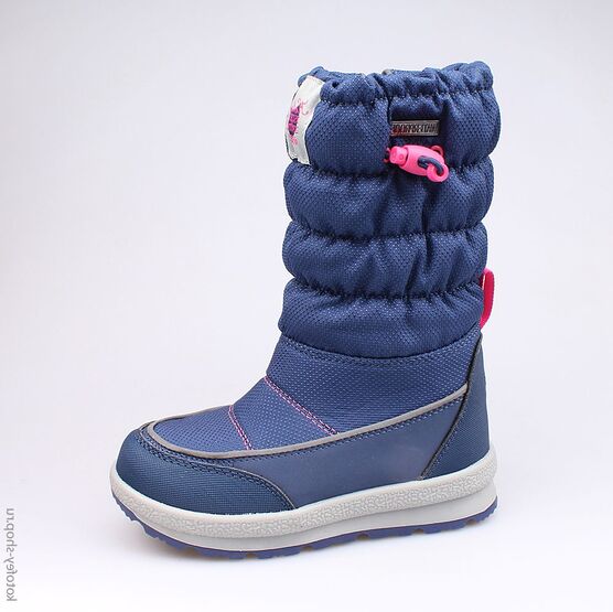 664910-41 Мембранные сапожки для девочки светло-синий