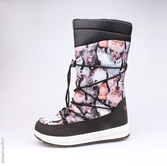 664911-41 Мембранные ботинки для девочки черный