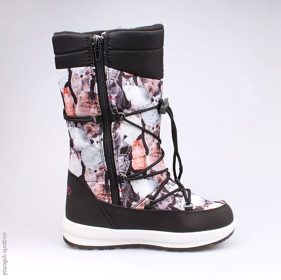 664911-41 Мембранные ботинки для девочки черный фото №2