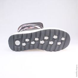 664911-42 Мембранные ботинки для девочки серый фото №3