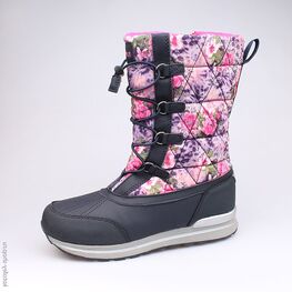 664912-42 Мембранные сапоги для девочки син-фук-роз