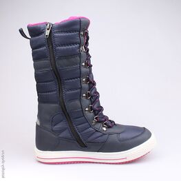 664913-42 Мембранные сапоги для девочки светло-синий фото №2