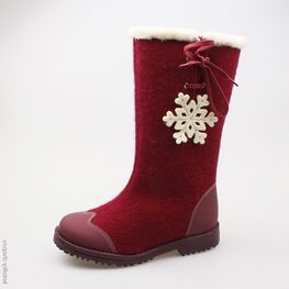 667011-41 Валенки для девочки бордовый