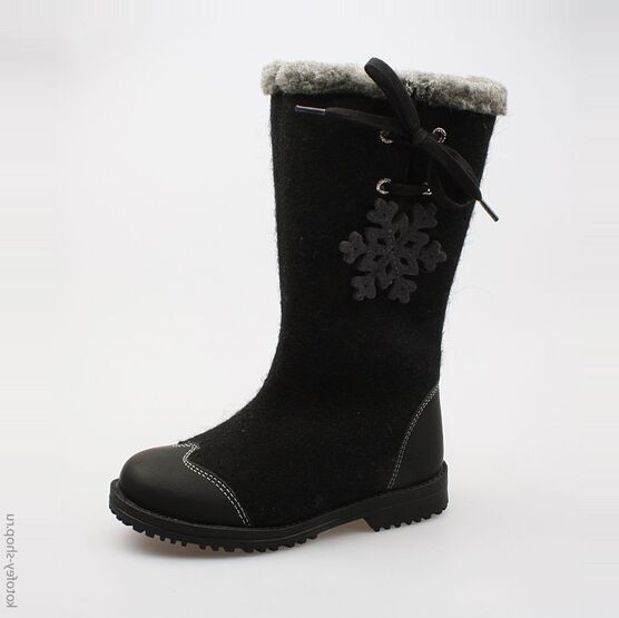 667011-42 Валенки для девочки черный