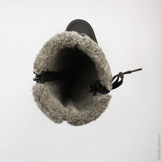 667011-42 Валенки для девочки черный фото №4