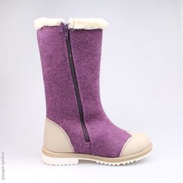 667011-45 Валенки для девочки сиреневый фото №2