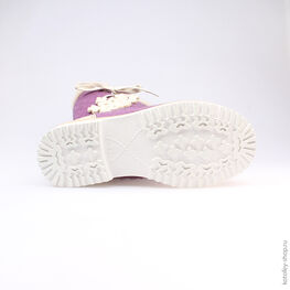 667011-45 Валенки для девочки сиреневый фото №3