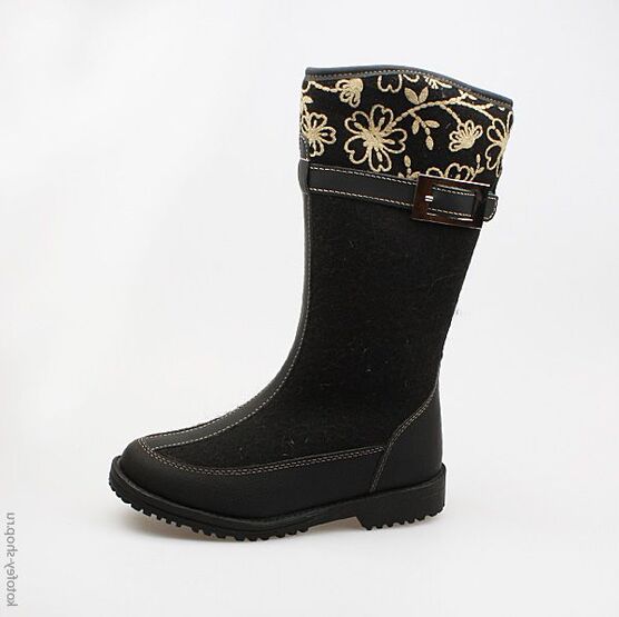 667012-41 Валенки для девочки черный