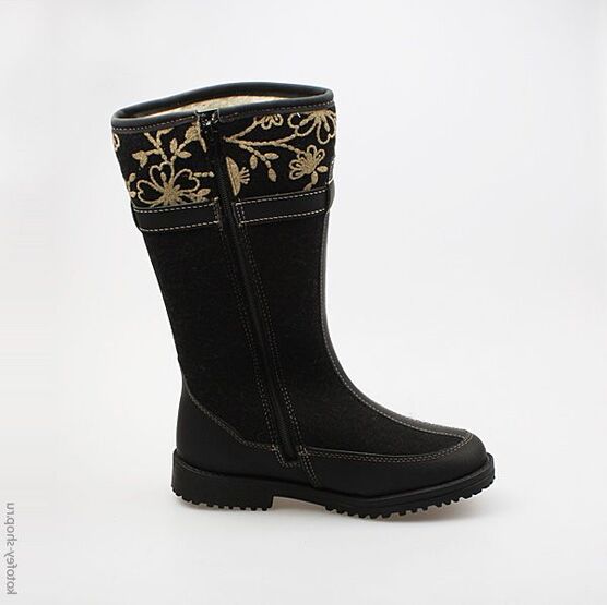 667012-41 Валенки для девочки черный фото №2