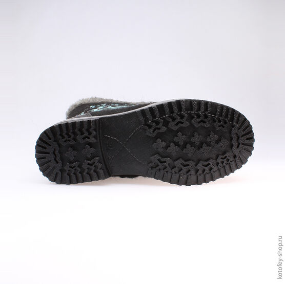 667016-41 Валенки для девочки черный фото №3
