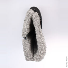 667016-41 Валенки для девочки черный фото №4