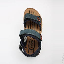 722005-21 Сандалии для мальчики светло-синий фото №4