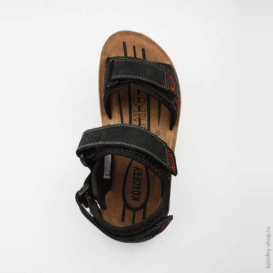 722005-22 Сандалии для мальчики черный фото №4