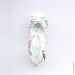 722006-22 Босоножки для девочки разноцветный фото №4