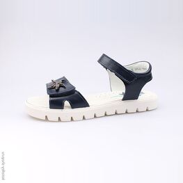 722008-21 Босоножки для девочки светло-синий