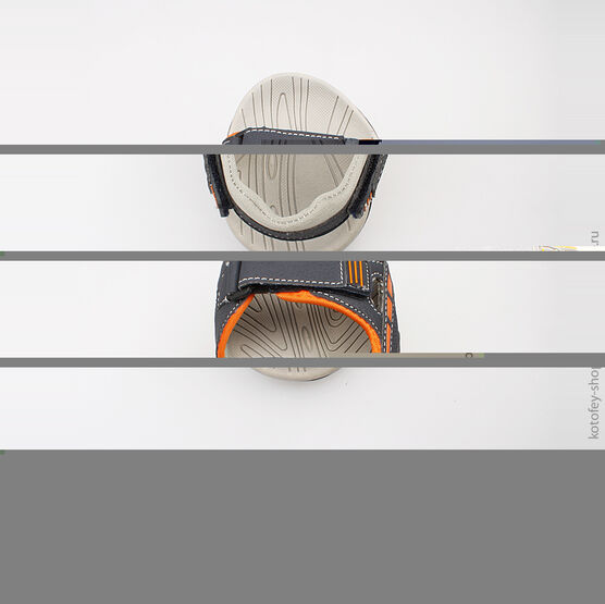 723010-13 Пляжная обувь для мальчики син-ора фото №4