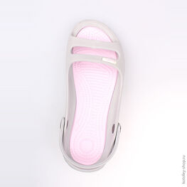 725009-01 Пляжная обувь серая для девочки серый фото №4