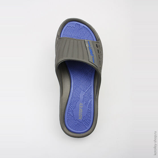 725011-01 Пляжная обувь синяя для мальчики светло-синий фото №4