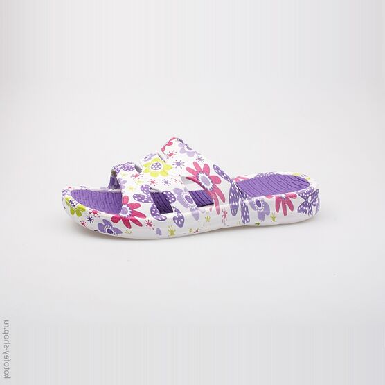 725013-01 Пляжная обувь сиреневая для девочки сиреневый