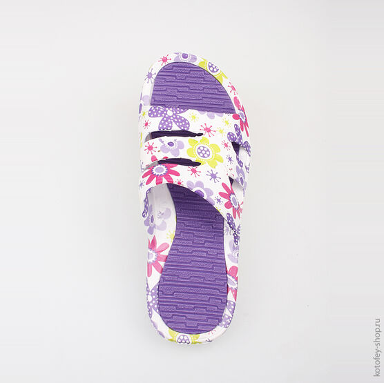 725013-01 Пляжная обувь сиреневая для девочки сиреневый фото №4