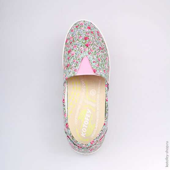 731002-13 Текстильная обувь для девочки разноцветный фото №4