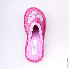 731008-11 Тапочки фуксия для девочки фуксия фото №4