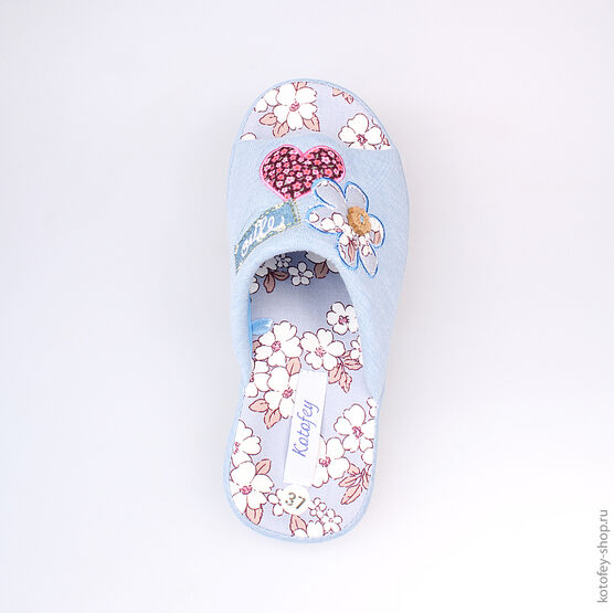 731009-11 Тапочки для девочки разноцветный фото №4