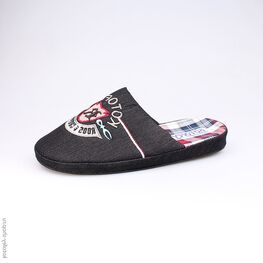 731010-11 Тапочки черные для мальчики черный