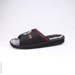 731011-11 Тапочки черные для мальчики черный