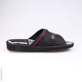 731011-11 Тапочки черные для мальчики черный фото №2