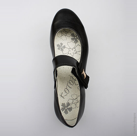 732078-21 Туфли для девочки черный фото №4