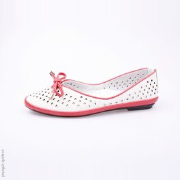 732099-22 Туфли для девочки бел-кра