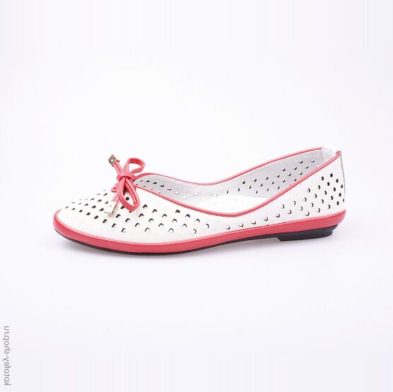 732099-22 Туфли для девочки бел-кра