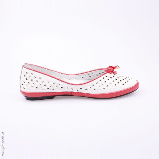 732099-22 Туфли для девочки бел-кра фото №2