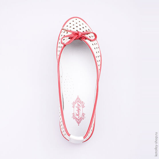 732099-22 Туфли для девочки бел-кра фото №4