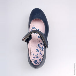 732124-23 Туфли для девочки светло-синий фото №4