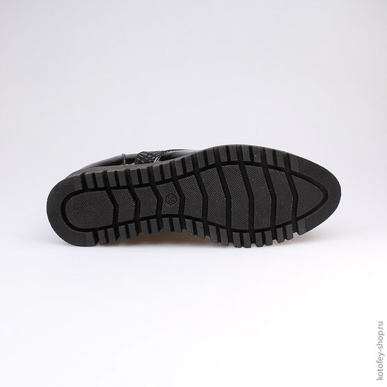 732125-22 Полуботинки для девочки черный фото №3