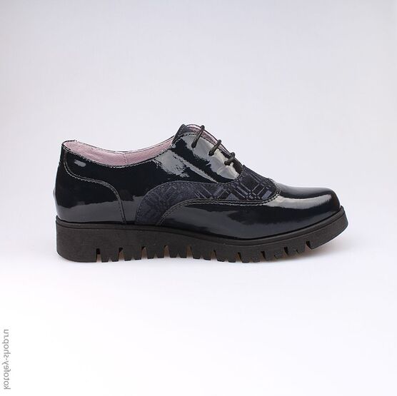 732125-23 Полуботинки для девочки светло-синий фото №2