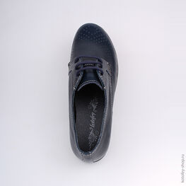 732130-21 Полуботинки для девочки светло-синий фото №4