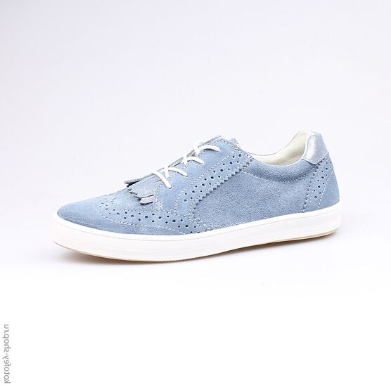 732145-22 Полуботинки для девочки светло-синий