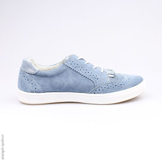 732145-22 Полуботинки для девочки светло-синий фото №2