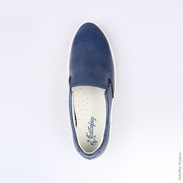 732151-24 Полуботинки для девочки светло-синий фото №4