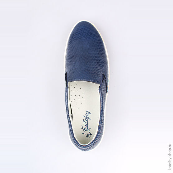 732151-24 Полуботинки для девочки светло-синий фото №4