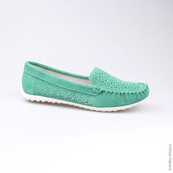 732163-21 Туфли для девочки зеленый