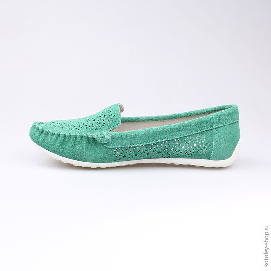 732163-21 Туфли для девочки зеленый фото №2