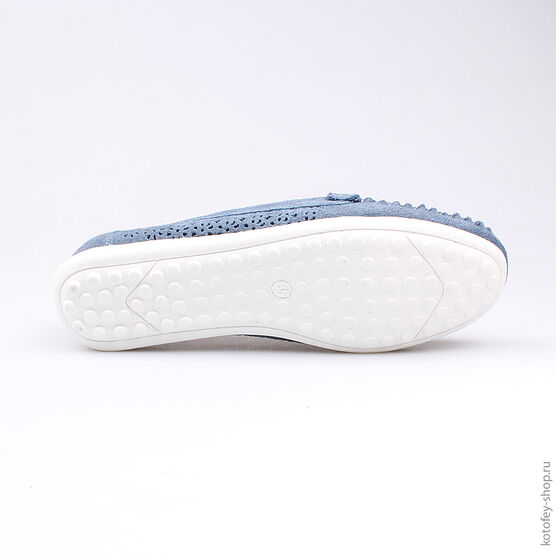 732163-22 Туфли для девочки голубой фото №3
