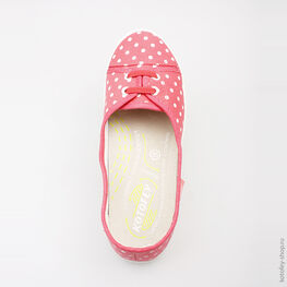 741020-12 Кеды для девочки коралл фото №4