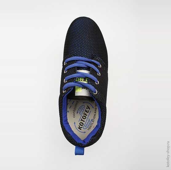 744069-11 Кроссовки для мальчики чер-син фото №4