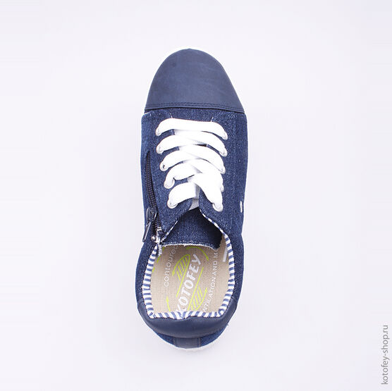 744072-11 Кеды для мальчики светло-синий фото №4